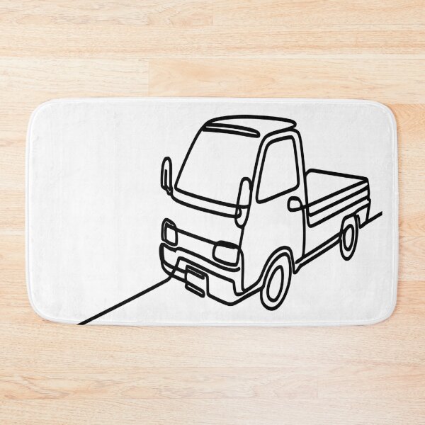 Item preview, Kei Truck Line Art designed and sold by sulton7.