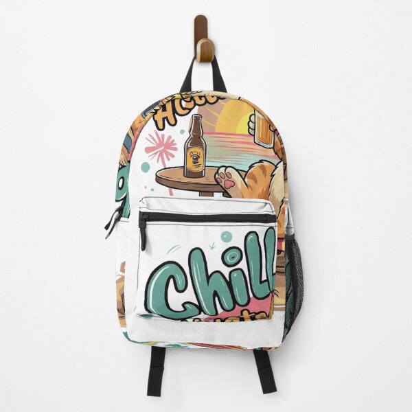 Item preview, Funny Chill Mode Activated Beach Cat designed and sold by WelLarsDigitals.