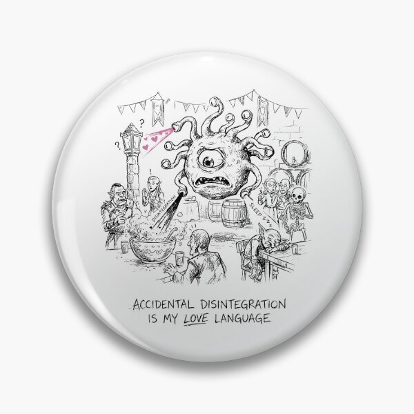 Item preview, Social Anxiety Rays - Funny DnD Beholder Monster designed and sold by bapupa.