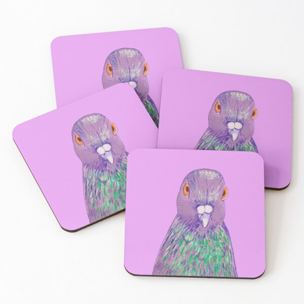 Item preview, Cheeky purple Pigeon designed and sold by MyCraftyNell.