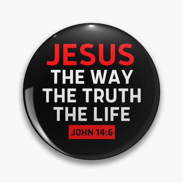 Item preview, Jesus The Way Truth Life John 14 6 Christian Bible Verse designed and sold by cherylcarney.