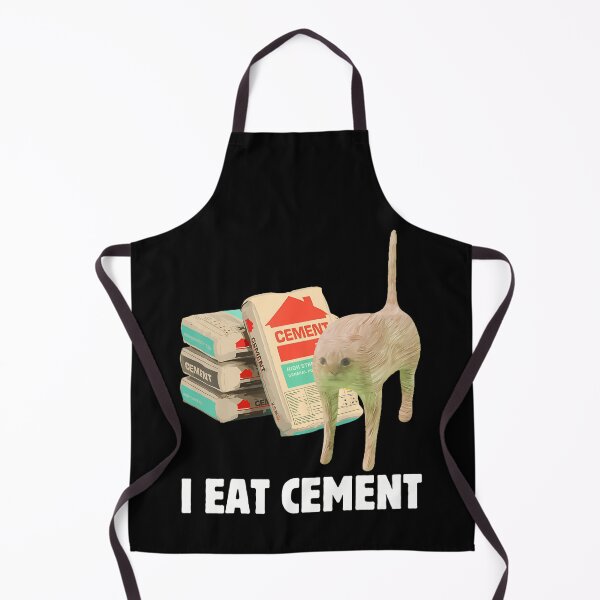 Item preview, I Eat Cement Funny Cat Meme Internet Memes Humorous Joke Pun T-Shirt designed and sold by SAPAIDART.