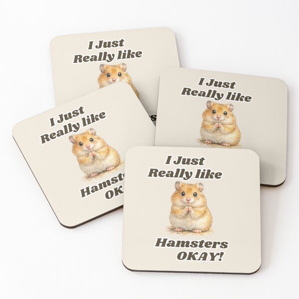 Item preview, Hamster Lover I Just Really Like Hamsters OKAY Cute  Hamster  Design designed and sold by TheScruffyGoose.