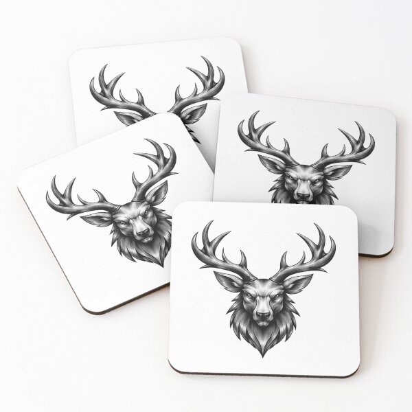 Item preview, Metal Deer Head – Rustic Steel Animal Design designed and sold by GeaSupplyStudio.