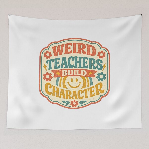 Item preview, Weird Teachers Build Character, Best Teachers  designed and sold by faridman.