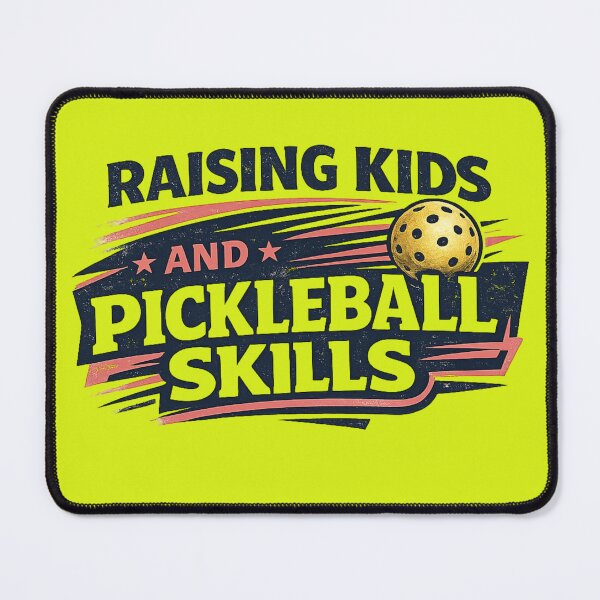 Item preview, Funny Pickleball Mom Shirt – Raising Kids and Pickleball Skills – Gift for Sports Mom designed and sold by Pickleball-Gift.