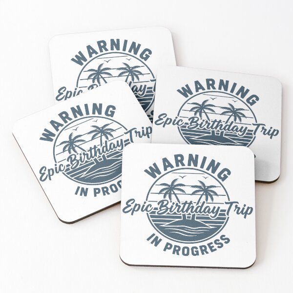Item preview, Warning Epic Birthday Trip In Progress designed and sold by CrispyMeowsart.