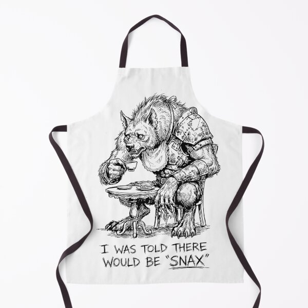 Item preview, The Gourmet Savage - Funny DnD Gnoll Monster designed and sold by bapupa.