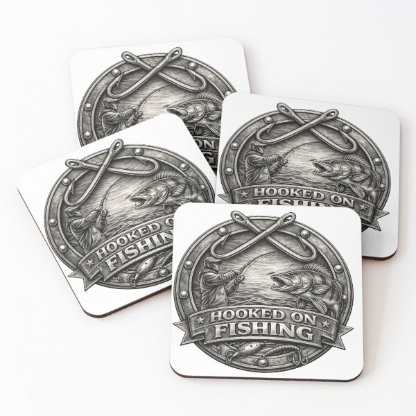 Item preview, Metal Fishing Badge – Steel Outdoor Logo designed and sold by GeaSupplyStudio.