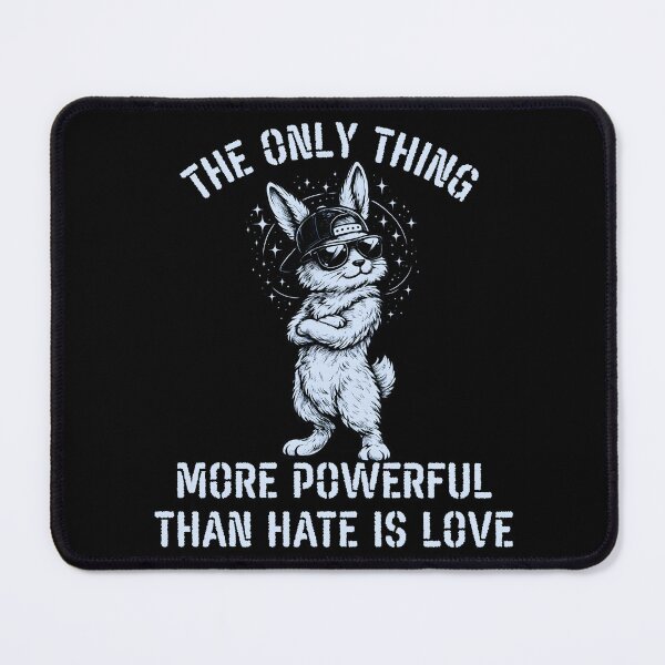 Item preview, The Only Thing More Powerful Than Hate Is Love – Inspirational Quote Graphic Tee & Gifts designed and sold by Teetreasure2.