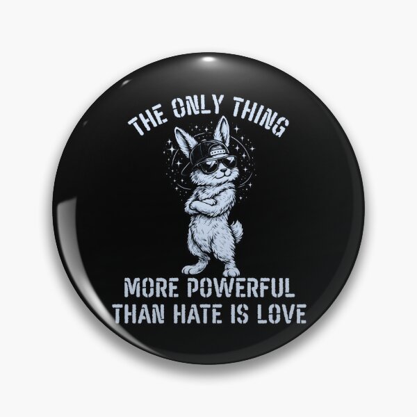 Item preview, The Only Thing More Powerful Than Hate Is Love – Inspirational Quote Graphic Tee & Gifts designed and sold by Teetreasure2.