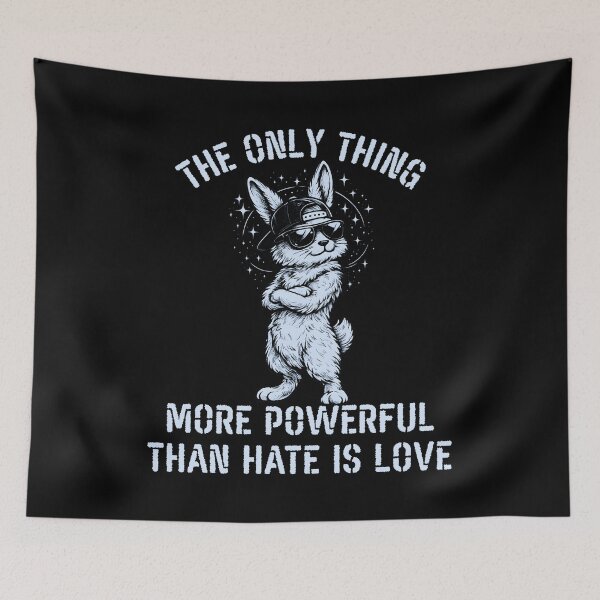 Item preview, The Only Thing More Powerful Than Hate Is Love – Inspirational Quote Graphic Tee & Gifts designed and sold by Teetreasure2.