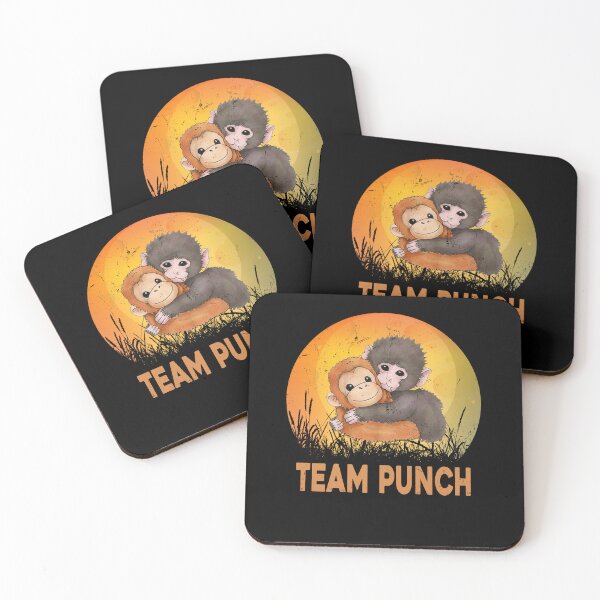 Item preview, Cute Baby Monkey Punch Plush Hugging Team Punch Vintage  designed and sold by ZANNIX.
