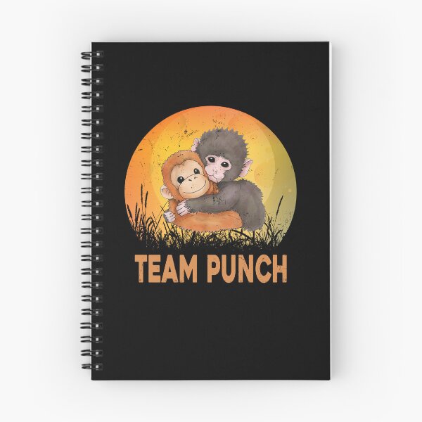 Item preview, Cute Baby Monkey Punch Plush Hugging Team Punch Vintage  designed and sold by ZANNIX.