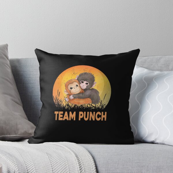 Item preview, Cute Baby Monkey Punch Plush Hugging Team Punch Vintage  designed and sold by ZANNIX.