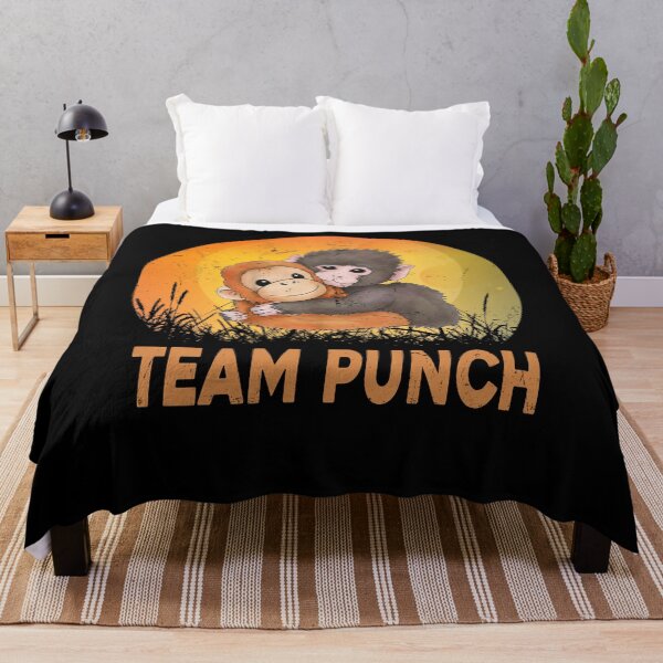 Item preview, Cute Baby Monkey Punch Plush Hugging Team Punch Vintage  designed and sold by ZANNIX.
