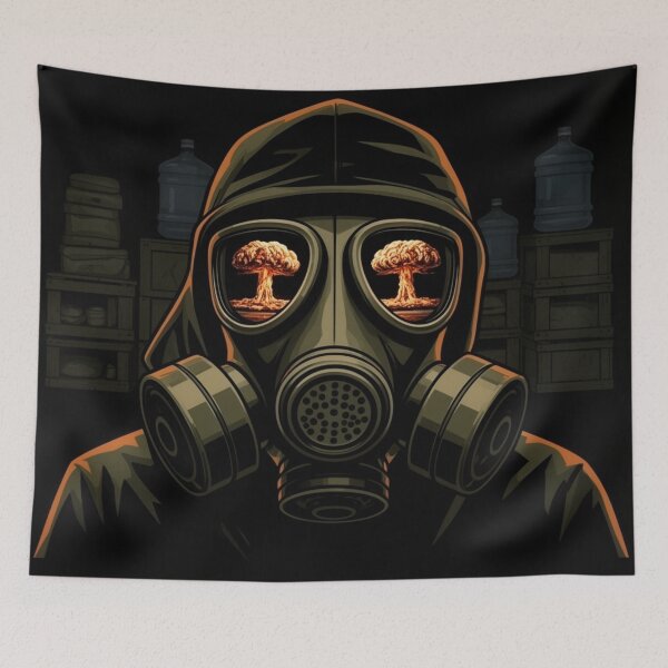 Item preview, Prepper Survival Gas Mask Nuclear designed and sold by AnaPixMar.