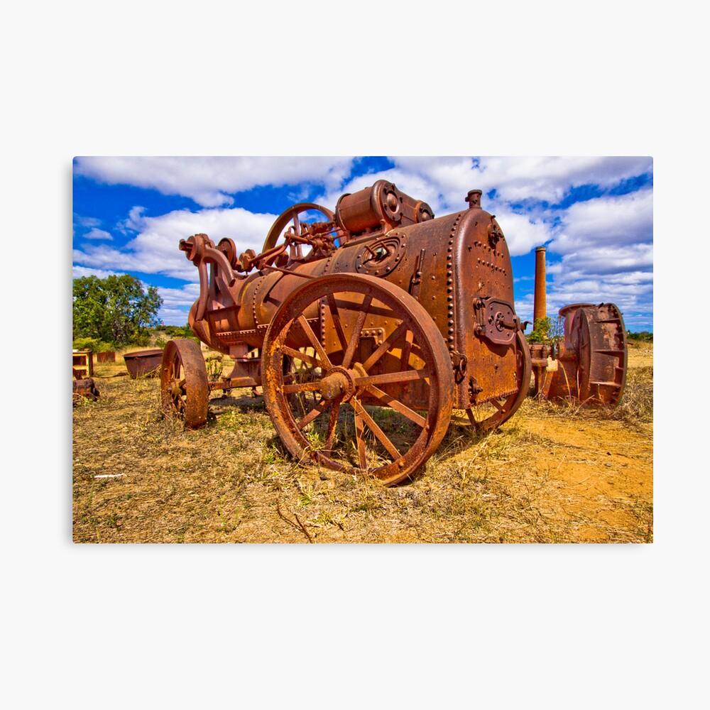 Rusty Steam Canvas Print