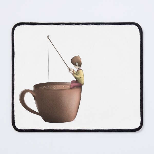Item preview, Fishing for Thoughts in a Coffee Sea designed and sold by Evelina-space.