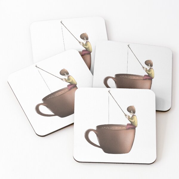 Item preview, Fishing for Thoughts in a Coffee Sea designed and sold by Evelina-space.