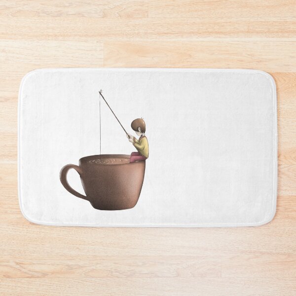 Item preview, Fishing for Thoughts in a Coffee Sea designed and sold by Evelina-space.