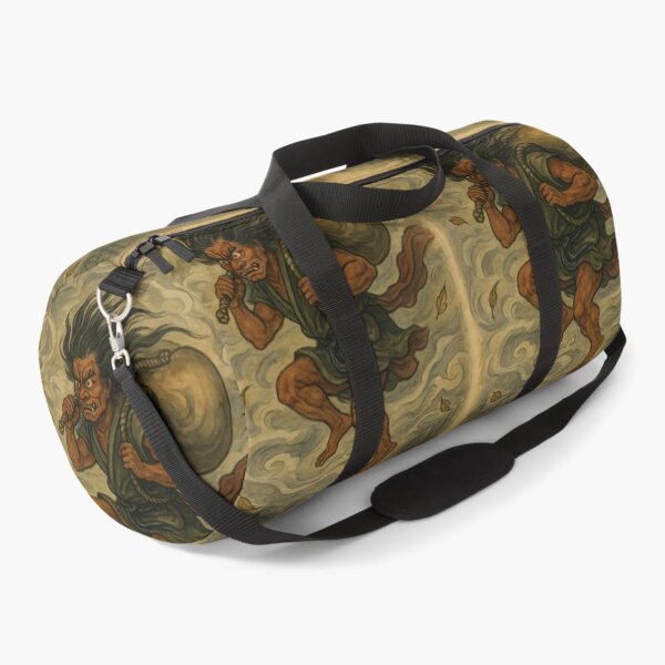 Item preview, Fujin Japanese Wind God Mythical Spirit designed and sold by mythographiaart.