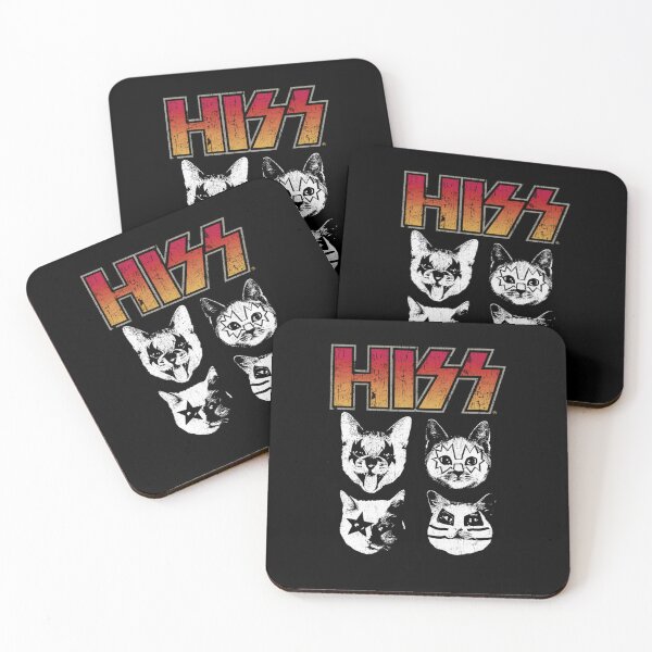 Item preview, Hiss Cat Funny Cats Kittens Rock Music Cat Lover Hiss designed and sold by kloster2000.