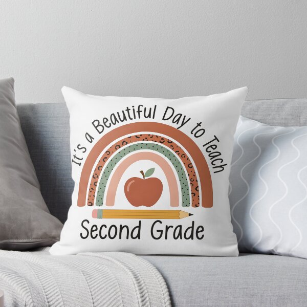 Item preview, It's a Beautiful Day to Teach Second Grade designed and sold by CrispyMeowsart.