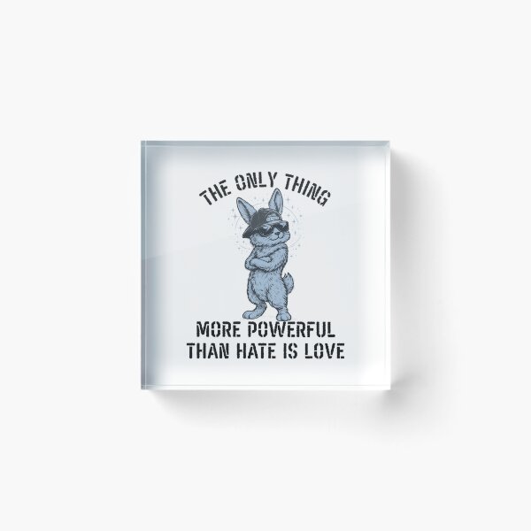 Item preview, The Only Thing More Powerful Than Hate Is Love – Inspirational Quote Graphic Tee & Gifts designed and sold by Teetreasure2.