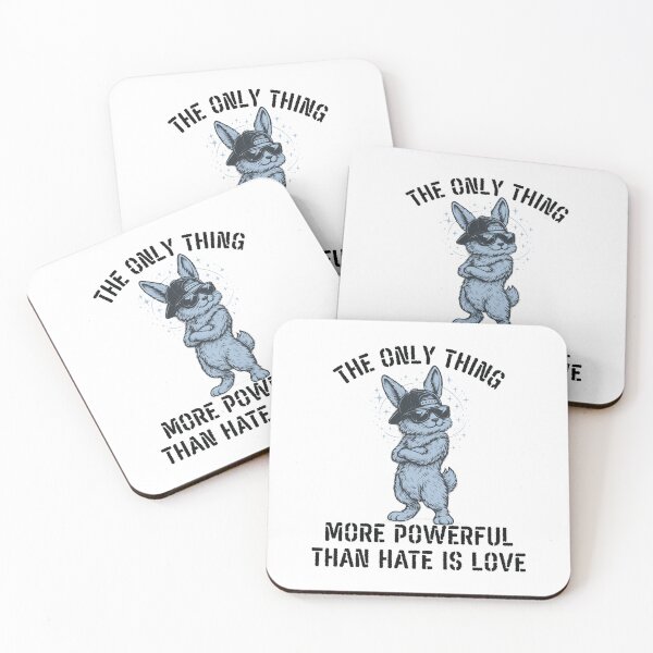 Item preview, The Only Thing More Powerful Than Hate Is Love – Inspirational Quote Graphic Tee & Gifts designed and sold by Teetreasure2.