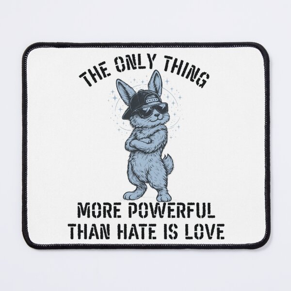 Item preview, The Only Thing More Powerful Than Hate Is Love – Inspirational Quote Graphic Tee & Gifts designed and sold by Teetreasure2.