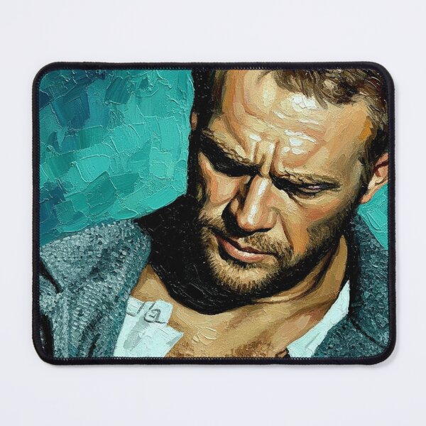 Item preview, The Metamorphosis: Steve McQueen Butterfly Impasto Portrait designed and sold by Art's Diner.