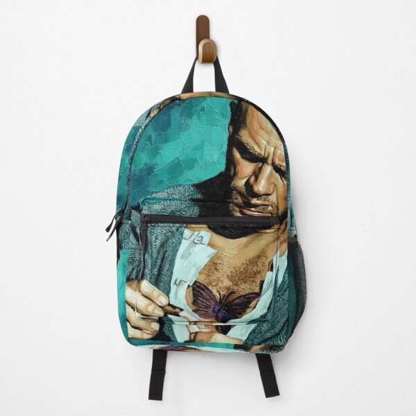 Item preview, The Metamorphosis: Steve McQueen Butterfly Impasto Portrait designed and sold by Art's Diner.