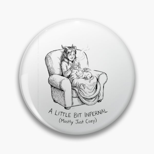 Item preview, Infernal Warmth & Cozy Vibes - Funny DnD Tiefling Creature designed and sold by bapupa.