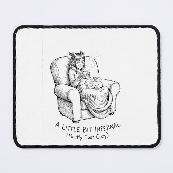 Item preview, Infernal Warmth & Cozy Vibes - Funny DnD Tiefling Creature designed and sold by bapupa.