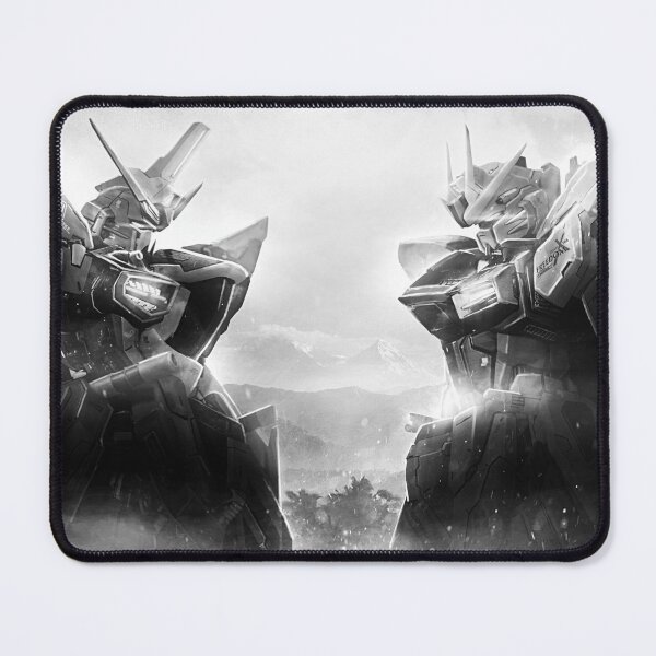 Item preview, black white justice gundam and Strike Freedom Gundam illustration digital art designed and sold by sabartgunpla.
