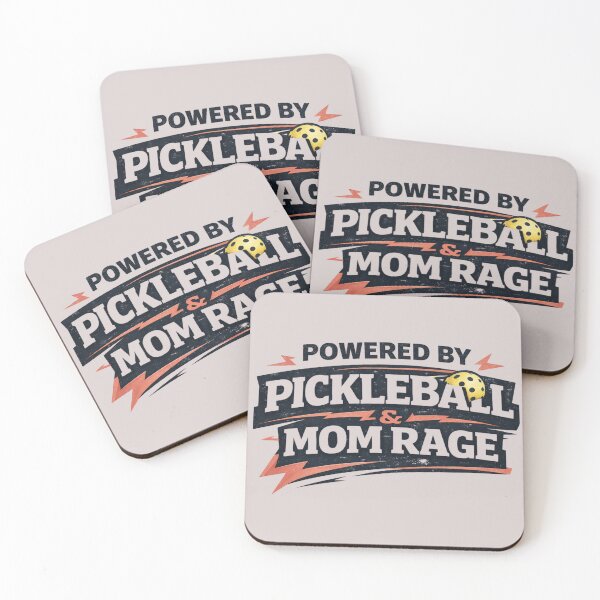 Item preview, Funny Pickleball Mom Shirt – Powered by Pickleball & Mom Rage – Sarcastic Sport Mother Gift designed and sold by Pickleball-Gift.