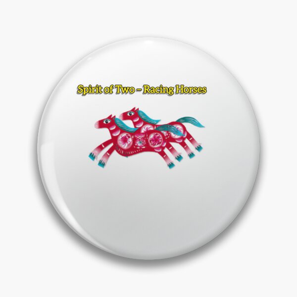 Item preview, Twin Horses in Full Gallop – Wild Freedom Art designed and sold by VeenaArtStudio.
