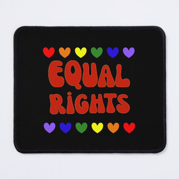Item preview, EQUAL RIGHTS - rainbow colored hearts designed and sold by Stefrait-7.