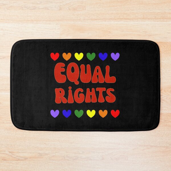 Item preview, EQUAL RIGHTS - rainbow colored hearts designed and sold by Stefrait-7.