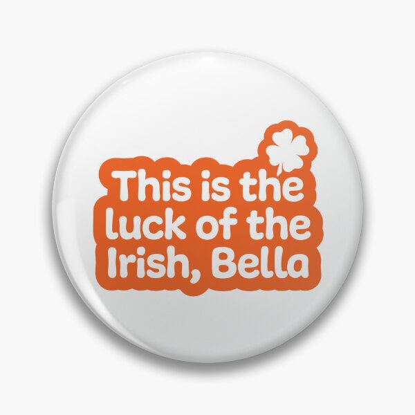 Item preview, This is the Luck of the Irish Bella | White on Orange designed and sold by annemyne.