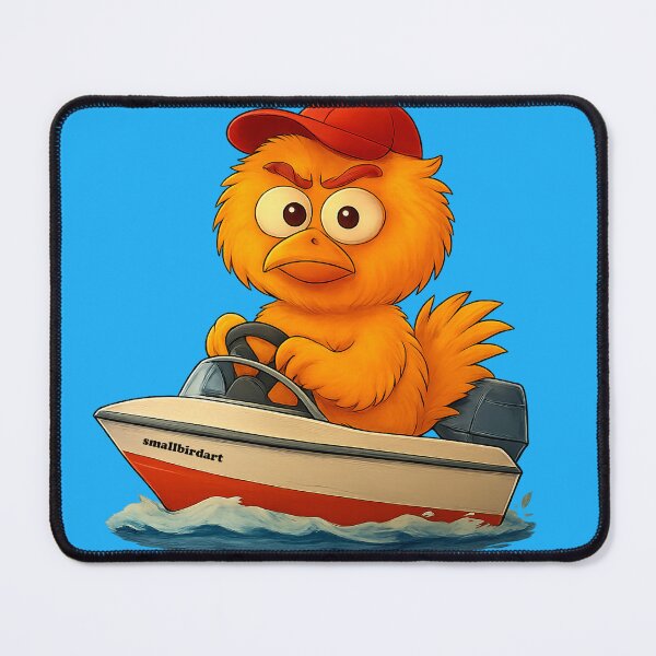 Item preview, Small boat. Big wave. Fast and fully paid. – Speedboat Bird Design designed and sold by smallbirdart.