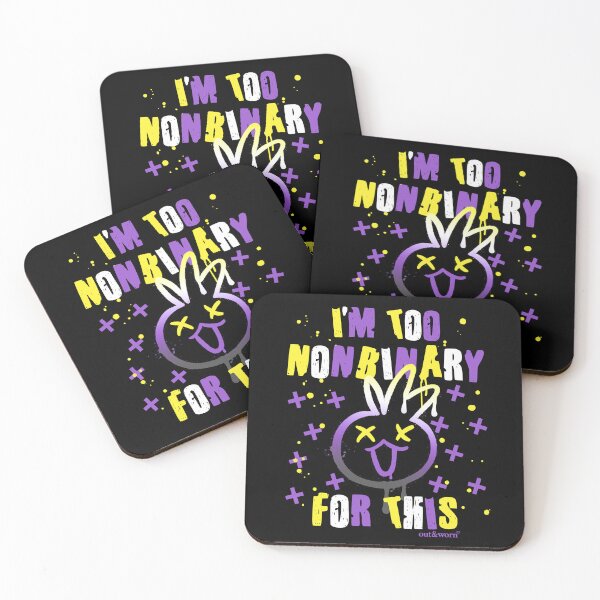Item preview, I'm Too Nonbinary For This - Nonbinary Design designed and sold by outandworn.