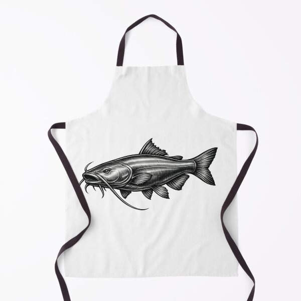 Item preview, Metal Catfish Outline – Steel Fishing Graphic designed and sold by GeaSupplyStudio.