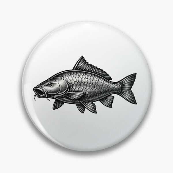 Artikelvorschau, Karpfen-Design aus Metall – Rustikales Geschenk für Angler entworfen und verkauft von GeaSupplyStudio.