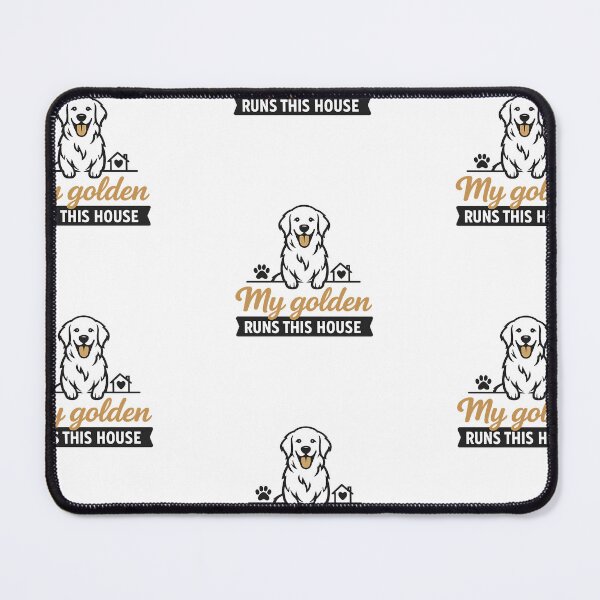 Item preview, My Golden Runs This House Golden Retriever Gift designed and sold by WildVista.