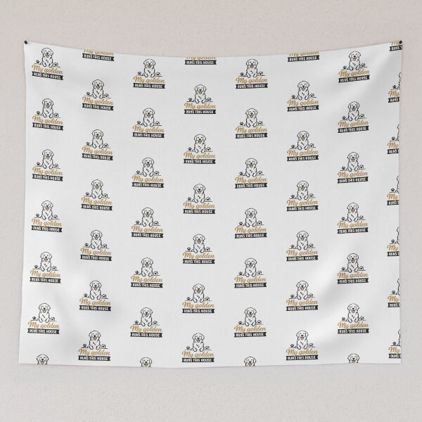 Item preview, My Golden Runs This House Golden Retriever Gift designed and sold by WildVista.