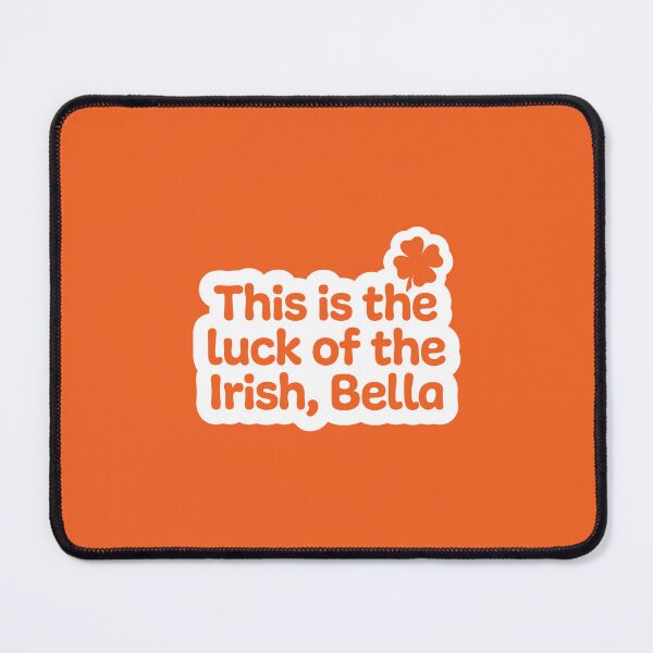 Item preview, This is the Luck of the Irish Bella | Orange on White designed and sold by annemyne.