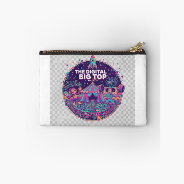 Item preview, The Digital Big Top 2026 Cyber Circus Sticker | Neon Futuristic Carnival designed and sold by mdj96.