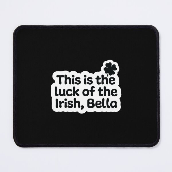 Item preview, This is the Luck of the Irish Bella | Black on White designed and sold by annemyne.